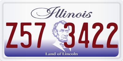 IL license plate Z573422