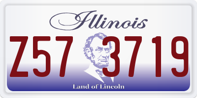 IL license plate Z573719