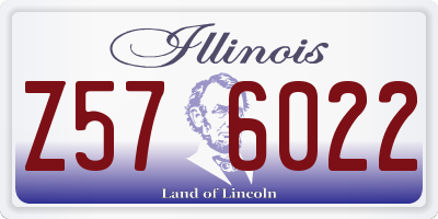 IL license plate Z576022