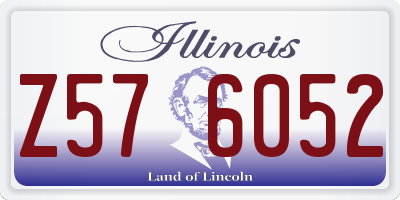 IL license plate Z576052