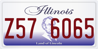 IL license plate Z576065