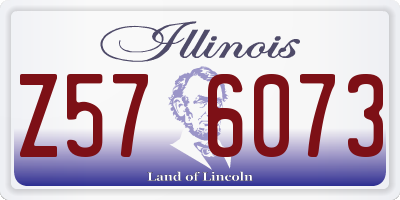 IL license plate Z576073