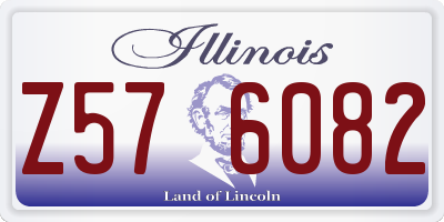 IL license plate Z576082