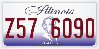 IL license plate Z576090