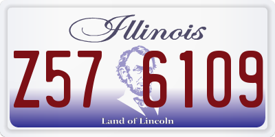 IL license plate Z576109