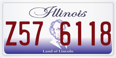 IL license plate Z576118