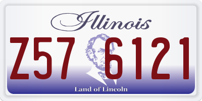 IL license plate Z576121