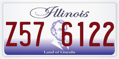 IL license plate Z576122