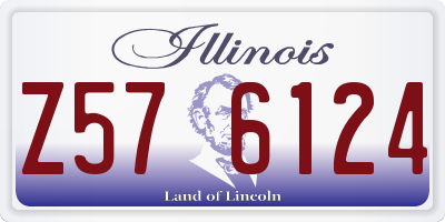 IL license plate Z576124