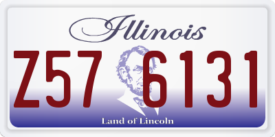 IL license plate Z576131