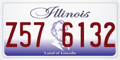 IL license plate Z576132