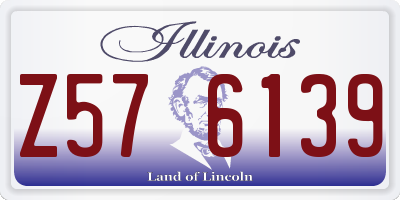 IL license plate Z576139