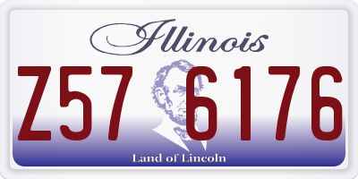 IL license plate Z576176