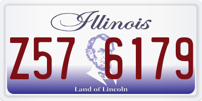 IL license plate Z576179