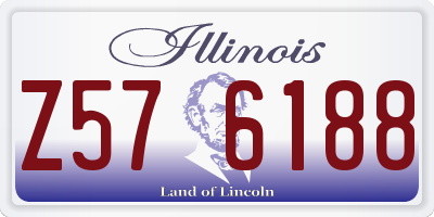 IL license plate Z576188