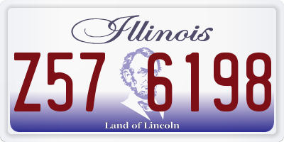 IL license plate Z576198