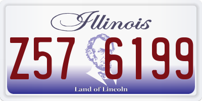 IL license plate Z576199