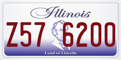 IL license plate Z576200