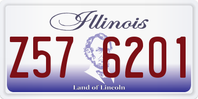 IL license plate Z576201