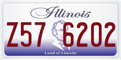 IL license plate Z576202
