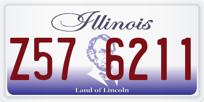 IL license plate Z576211