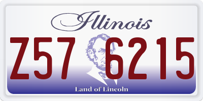 IL license plate Z576215
