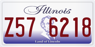 IL license plate Z576218