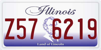 IL license plate Z576219