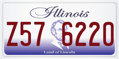 IL license plate Z576220