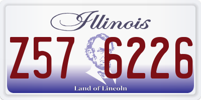 IL license plate Z576226