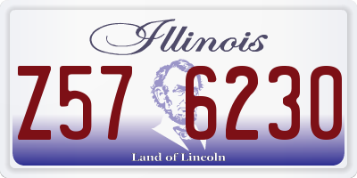 IL license plate Z576230