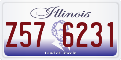 IL license plate Z576231
