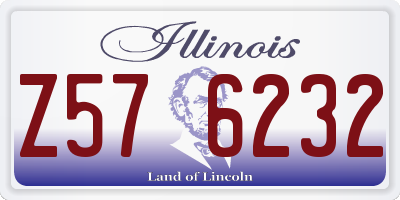 IL license plate Z576232