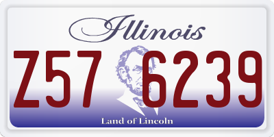 IL license plate Z576239