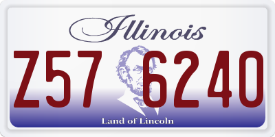 IL license plate Z576240