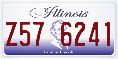 IL license plate Z576241