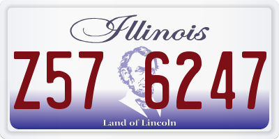 IL license plate Z576247