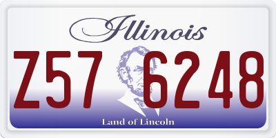 IL license plate Z576248