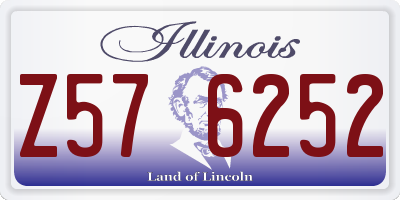 IL license plate Z576252