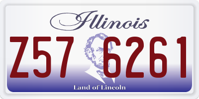 IL license plate Z576261