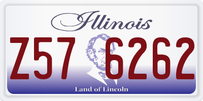 IL license plate Z576262