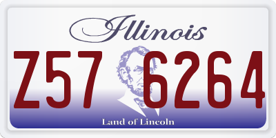 IL license plate Z576264