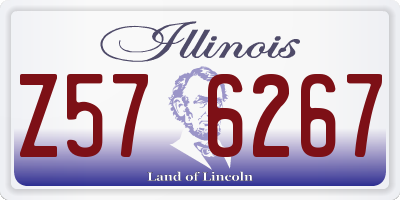 IL license plate Z576267