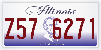 IL license plate Z576271