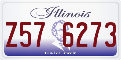 IL license plate Z576273