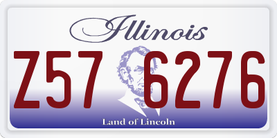 IL license plate Z576276