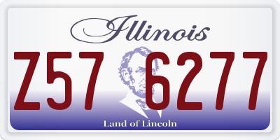 IL license plate Z576277