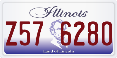 IL license plate Z576280
