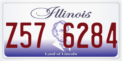 IL license plate Z576284