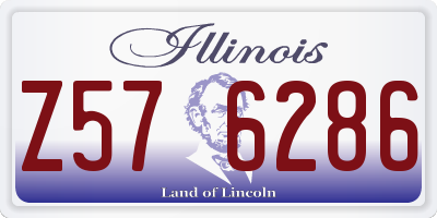 IL license plate Z576286